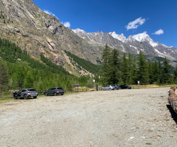 parcheggio Val Veny