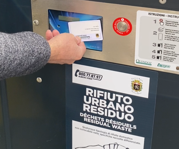 La raccolta dei rifiuti ad Aosta