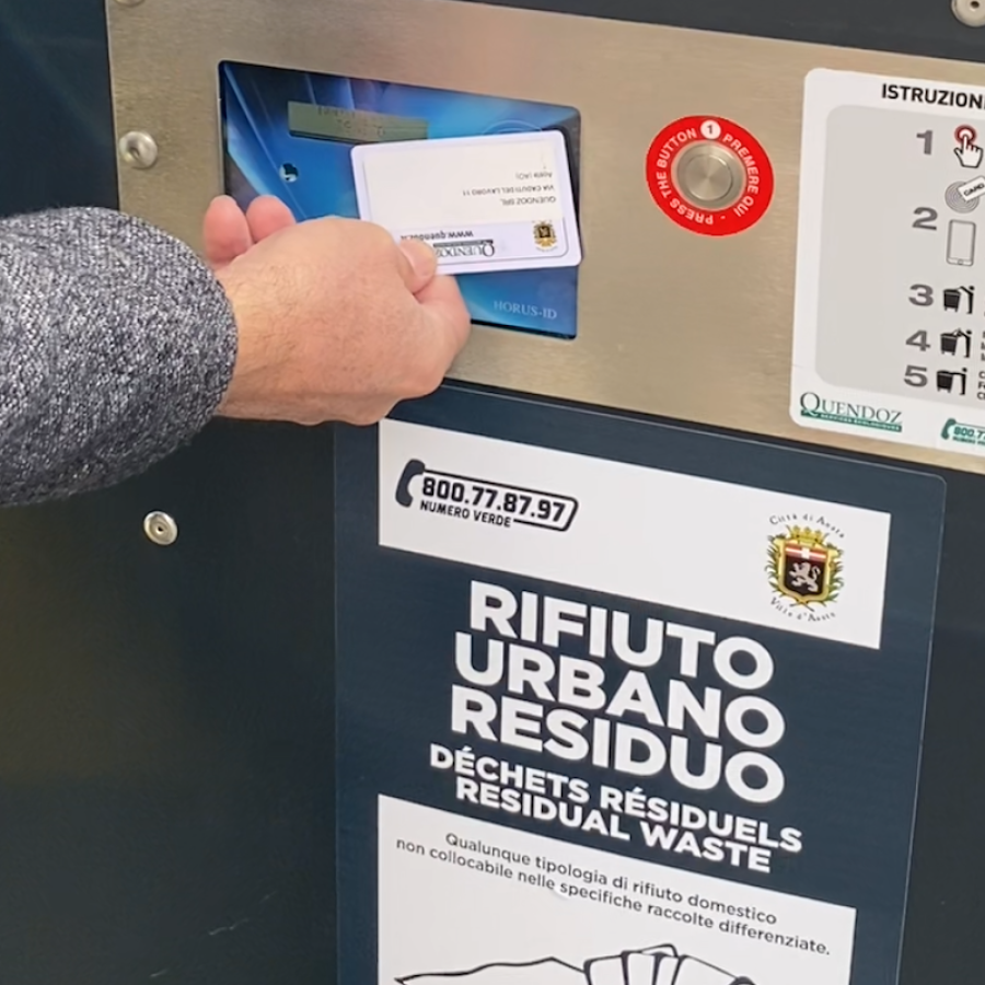 La raccolta dei rifiuti ad Aosta