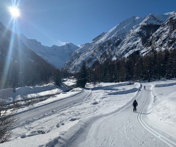 Sci di fondo in Valnontey