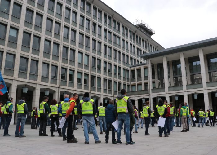 Sciopero Corpo forestale e Vigili del fuoco