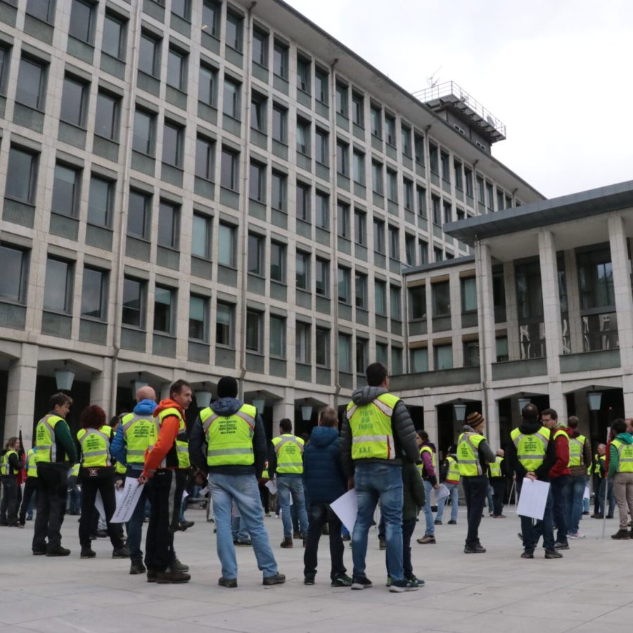 Sciopero Corpo forestale e Vigili del fuoco