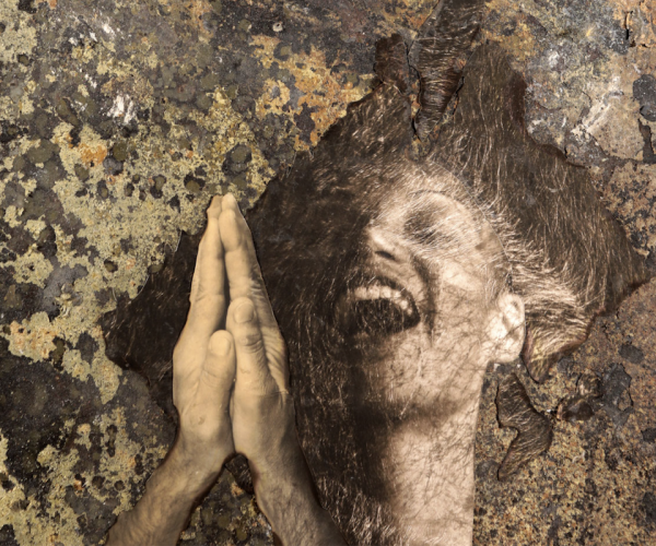 Un'opera della mostra Cenere – Foto, ferro, fuoco di Marinella Breccola