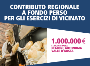 contributo regionale a fondo perso per gli esercizi di vicinato