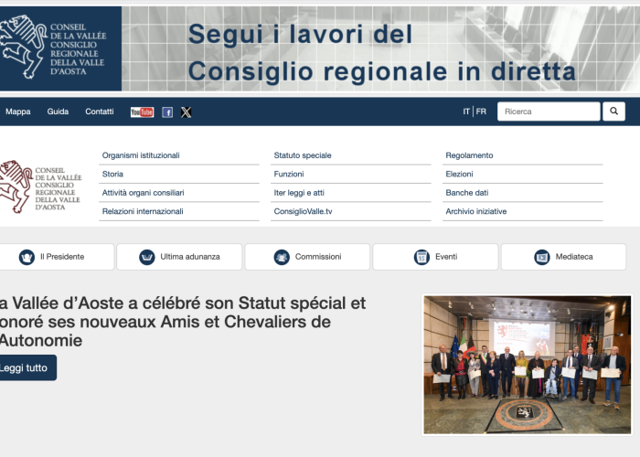 Sito Consiglio regionale