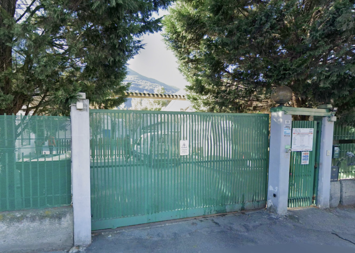 L'ingresso del canile e gattile regionale, ad Aosta