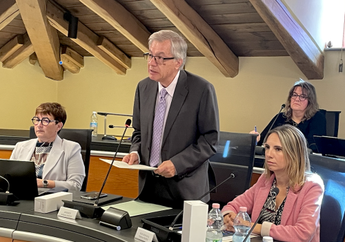 Il sindaco di Aosta Raffaele Rocco Il sindaco di Aosta Raffaele Rocco