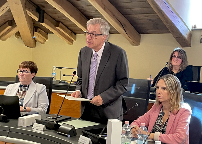 Il sindaco di Aosta Raffaele Rocco Il sindaco di Aosta Raffaele Rocco