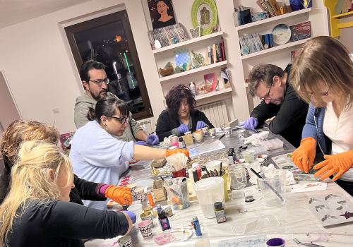 I corsi di resina di Colori Locatelli