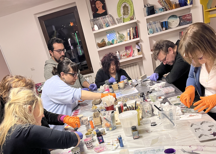 I corsi di resina di Colori Locatelli