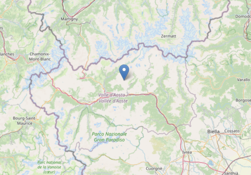 Scossa terremoto Oyace