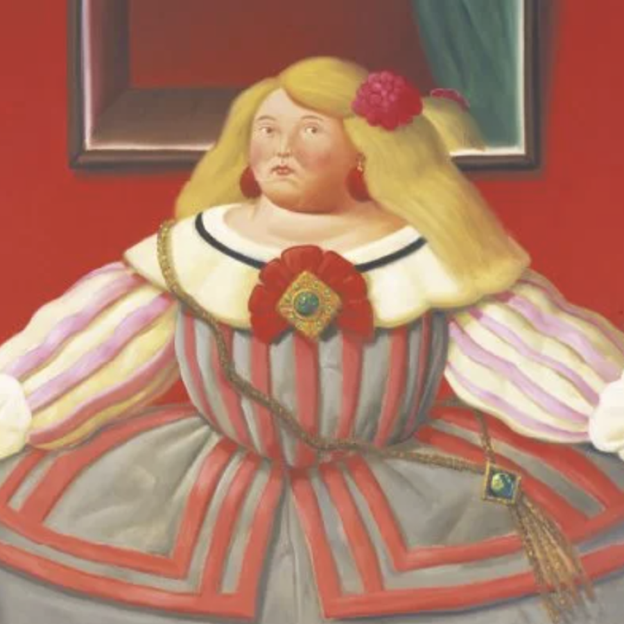 "Da Velásquez". 2006, olio su tela – Proprietà Fernando Botero Foundation
