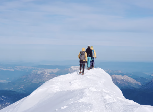 Misurazione cima Monte Bianco