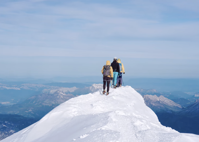 Misurazione cima Monte Bianco