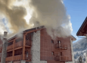 Incendio complesso residenziale La Thuile