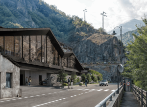 L'ex albergo reale dopo l'intervento di recupero