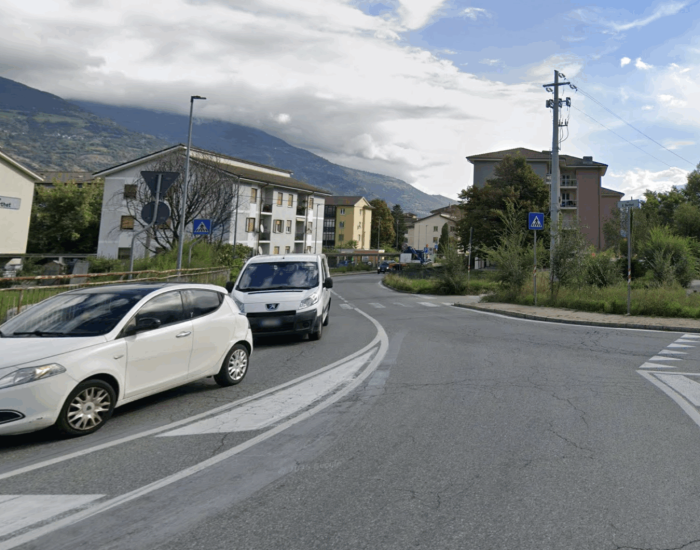 Incrocio via vittime Col du Mont e via Berthet