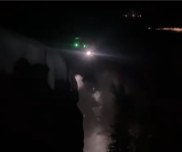 Elisoccorso in notturna su cascata a Cogne