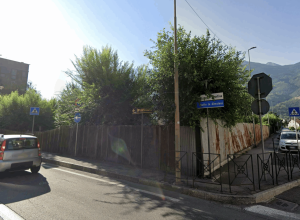 l'area fra via Chambéry e via Lys dove verrà realizzata la nuova palestra