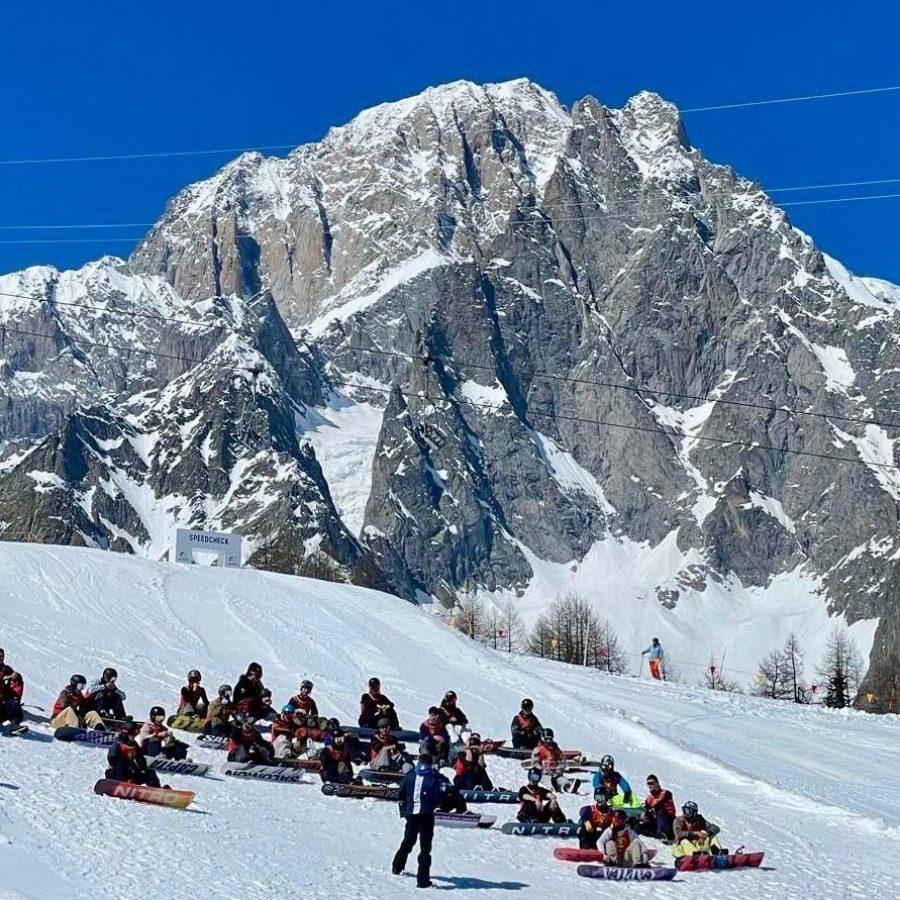 Selezione maestri snowboard