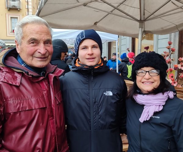 Sergio e Daniela Buillet con Mattia