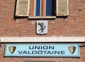 La sede dell'Union Valdotaine - UV