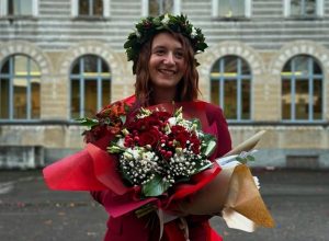 Silvia Degiorgis il giorno della laurea