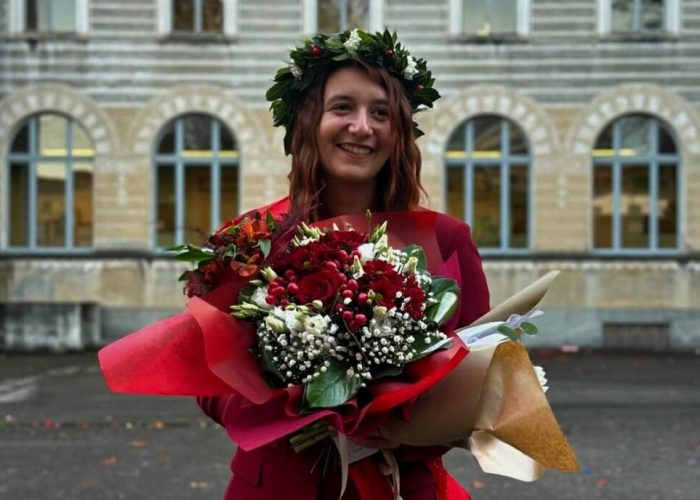 Silvia Degiorgis il giorno della laurea