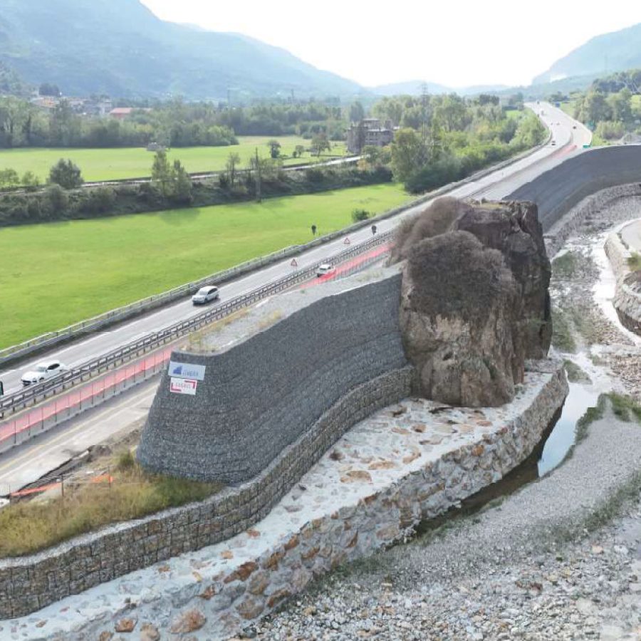 Vallo Frana Quincinetto - Sistemazione idraulica ramo dora