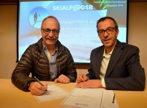 Alain Maret, Prefetto  del distretto di Entremont e Corrado Jordan, Sindaco di Saint-Rhémy-en-Bosses