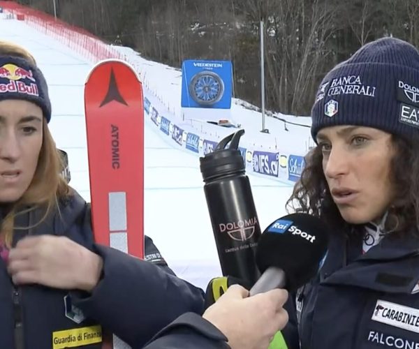 Sofia Goggia e Federica Brignone