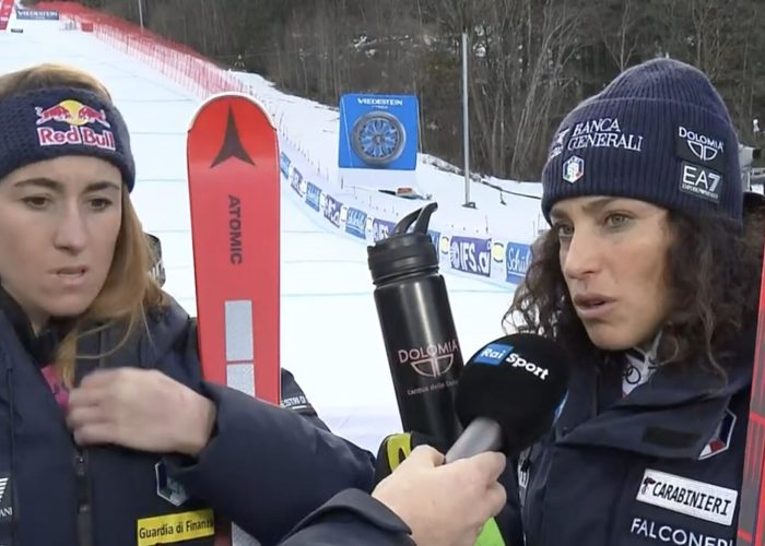 Sofia Goggia e Federica Brignone