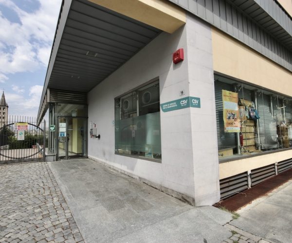 La sede del Csv in via Xavier de Maistre