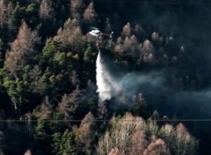 Spegnimento fiamme Antey