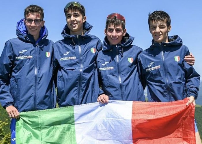 Squadra maschile U18 Marco Magistro - foto Fidal