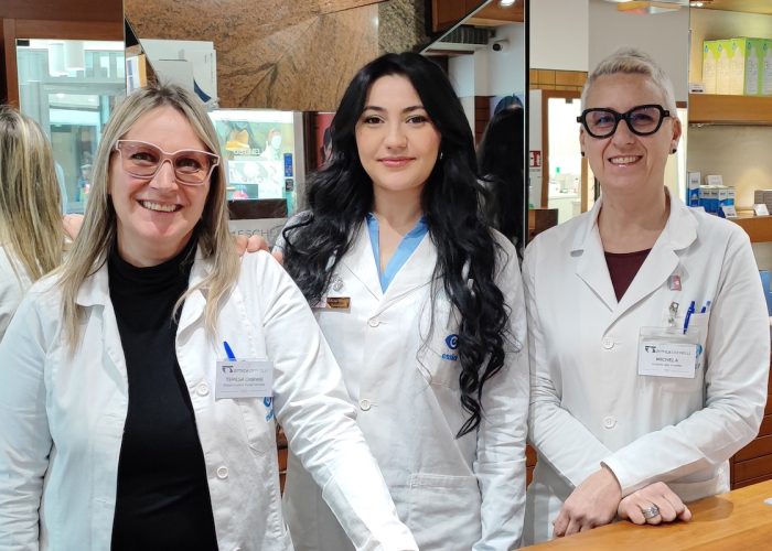 Lo staff dell'Ottica Ostinelli