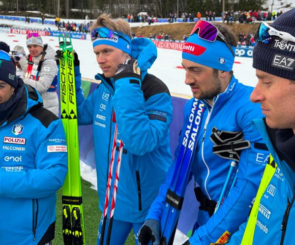 Staffetta italia Mondiali fondo Trondheim