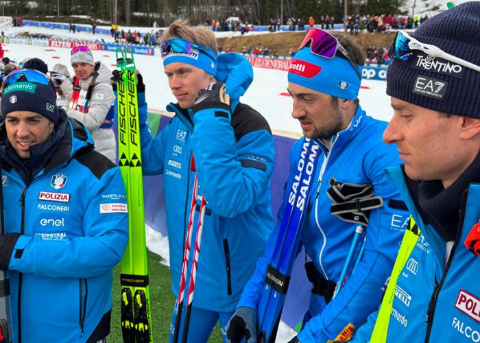 Staffetta italia Mondiali fondo Trondheim