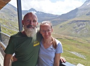 Stefano Milanesi e Francesca Zanivan del Rifugio Grauson