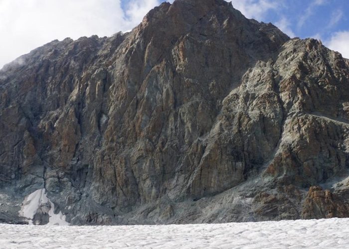 Il ghiacciaio Stockji a Zermatt