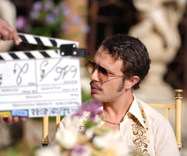 Sylvain Deguillame sul set di Alphonse