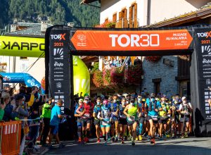 La partenza del TOR30 a Saint-Rhémy-en-Bosses - PH Roberto Roux
