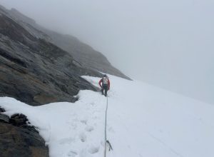 Tentativo recupero alpinisti gemello breithorn