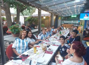 Tifosi argentini Aosta