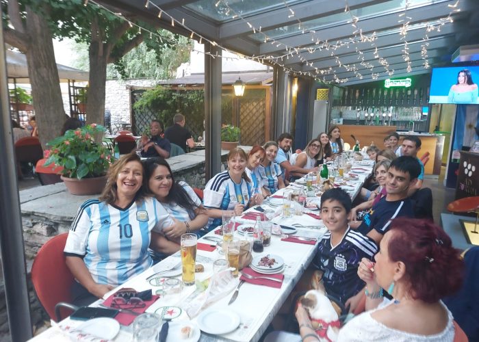 Tifosi argentini Aosta
