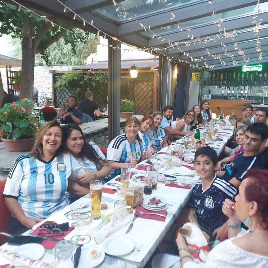 Tifosi argentini Aosta