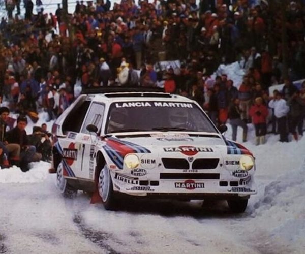 La Lancia Delta di Toivonen - Cresto al Relly di Monte Carlo 1986
