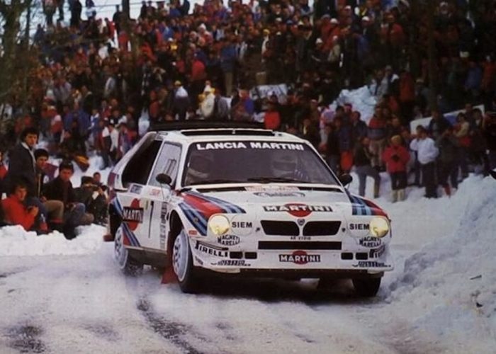 La Lancia Delta di Toivonen - Cresto al Relly di Monte Carlo 1986