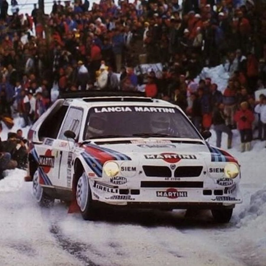 La Lancia Delta di Toivonen - Cresto al Relly di Monte Carlo 1986