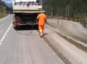 I lavori di ripristino della strada regionale 24 di Rhêmes